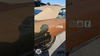 Super clean 71 impala on gold wheels og guts #newyearsrideout2024 #sjohnsonphotos #MRHD