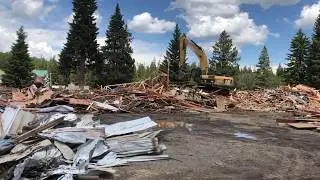 Demolition of Mack's Inn Resort Idaho