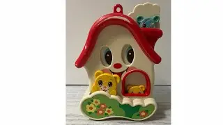 Vintage 1986 Kiddicraft Musical House Cot - Pull Toy made in Malaysia @didischannel3544   #toys