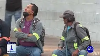 #Teleprensa33 |  Permanecieron afuera de la alcaldía de Soyapango durante toda la noche