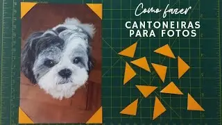 Como fazer cantoneiras para fotos