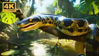 Wildlife of the Amazon Jungle 4K - Animals That Call The Rainforest Home | Relaxing Nature Sounds