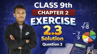 Class 9th Maths | Chapter 2, Polynomials | Exercise 2.3 Question 3 Solution