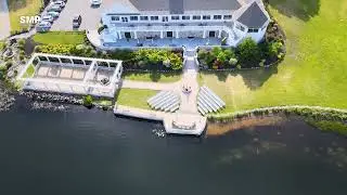 Grand View Mendon MA Wedding Venue drone