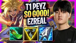 PEYZ IS SO GOOD WITH EZREAL! - T1 Peyz Plays Ezreal ADC vs Varus! | Season 2026