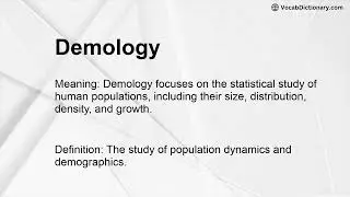 Demology Meaning