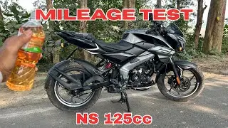 Bajaj Pulsar NS 125 Mileage Test 2025 🔥 | Real Mileage Shocks Everyone! #mileagetest