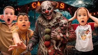 ЗОМБИ КЛОУН🧟😱ӨТІРІК КҮШІК ТАСТАП КЕТТІ🥶🥶
