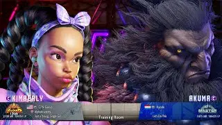 SF6 Punk (Kimberly) Vs Kyoshi (Akuma)