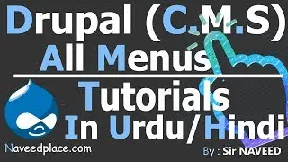Drupal CMS | AllMenus Tutorials -  In Urdu/Hindi