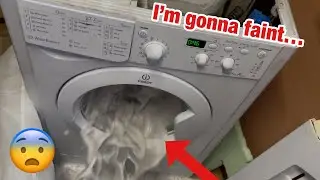 Стиральная машина Indesit IWD71451 || #ASMR стирка шерсти с кирпичами и мотором *Всё пошло не так...