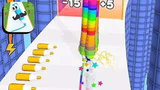 Crayon Rush 3D ​- All Levels Gameplay Android,ios (Levels 272-274)