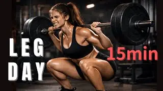 【15min】Leg Day Fury 11- 2026 Extreme Lower Body Workout Motivation 脚トレTesutosuteronn Boost Music
