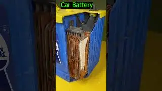 🔋 Exploring the Inside of a Car Battery! #BatteryTech
