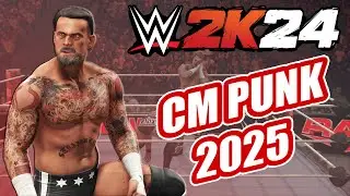 CM PUNK 2025 (by PIX2) #wwe2k24 #wwe #wwe2kmods #wwemod #wwe2k22 #romanreigns