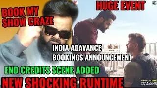 WAR 2 : INDIA ADVANCE BOOKING | NEW SHOCKING RUN TIME | BOOK MY SHOW CRAZE | EVENT | HRITHIK vs NTR