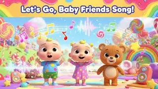 Let&rsquo;s Go, Baby Friends! 🍭 | Fun Learning Song for Kids | Candy Land Adventure | Maxie TV