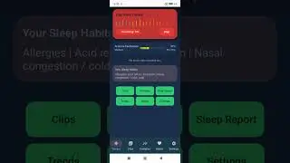 Snorer Record AI app demo