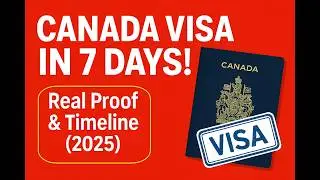 Canada Visa Approved in 7 Days 🇨🇦 | Step by Step Tourist Visa Process 2025 | Full IRCC Guide