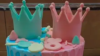 Unique baby shower cake 🎂#cake #cakedecorating #viral 