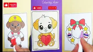 Art moment 🌟🐶#artwork #forkids #painting #satisfying #relaxing #dog