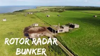 RAF Bempton - Rotor Radar Site. East Yorkshire Cold War History. Drone Footage.