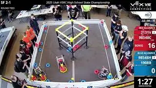Utah Regionals : Division 1 - SF #2-1 - 2131V & 98548C vs 98548H & 1908B - Auton + Driver