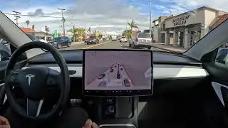 30 Minute Drive on Tesla Full Self-Driving Beta 10.69.25.2