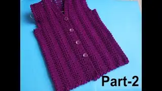 Crochet Woman Cardigan Jacket OR Sweater/Beautiful SweaterTopTrending Free Crochet Pattern (Part-2)