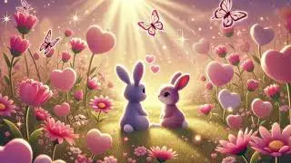 Soft Jazz Instrumental Background Music 💕 Valentine&rsquo;s Day Bunny Rabbits to Work, Study or Relax
