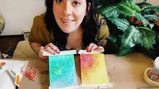 At Home Art Project - Watercolor Weaving (with a bonus project!)
