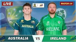 AUS vs IRE 14th T20 MATCH LIVE, COLOMBO | ICC WC 2026 | AUSTRALIA vs IRELAND LIVE COMMENTARY | AUS