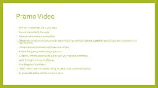 Butterfly Garden Design Video 1: Introduction