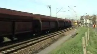 Erts trein Railion met opdruk lok,diesel geweld in Venlo,NL!