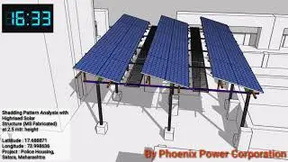 Shadow Analysis Model for Rooftop Solar System - 10 kW