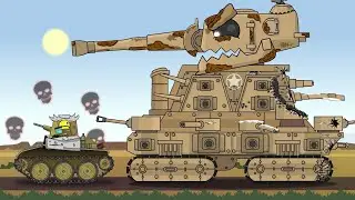 Monster Tank-Eater will devour me! - Cartoons about tanks