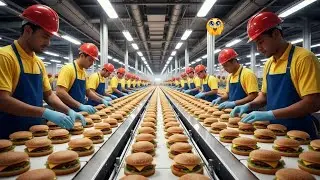 Inside the Burger Patty Factory &ndash; Full Process: How Million-Dollar Burger Patties Are Made