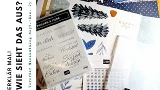 Erklär mal! Wie sieht das aus? - Vororder Stampin' Up!-Minikatalog Sept.- Dez. 25 - Unboxing Video 