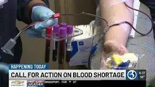 VIDEO: National Blood Shortage reaches crisis point