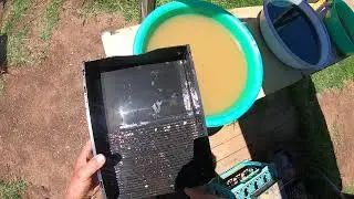 Testing New Sluice and Testing your Patience