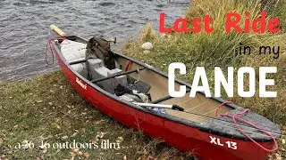 Last ride in my canoe