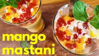 Mango Mastani Recipe | मैंगो मस्तानी |  Mango Milkshake with Ice Cream