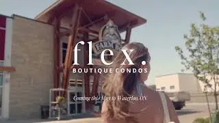 Coming to Waterloo, ON this May Flex Boutique Condos.