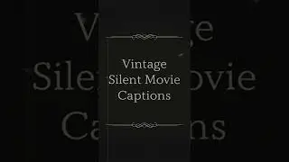 Silent Movie Text Card Template for Premiere Pro #Shorts