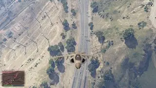 GTA 5 PC - Hydra Five Star Rampage (Director Mode) Jet griefer (NO Cheats)