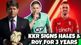 IPL 2024: KKR Family Signs Jason Roy & Alex Hales for 3 Years | Ami KKR Hai Taiyaar