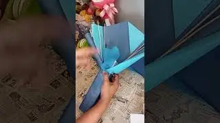 Diy by fon ทำช่อจัดดอกไม้สีทูโทน ไซส์กลาง
