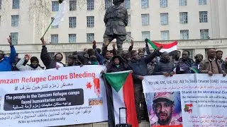 UK Sudanese Protesters Urge UN Action to End Violence in Sudan