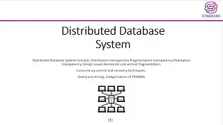 Distributed Database System Concept (1)