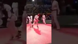 #106 Taekwondo amazing technique knockout ||#🖤 #status #shorts #worldtaekwondo #fight #knockout #ko